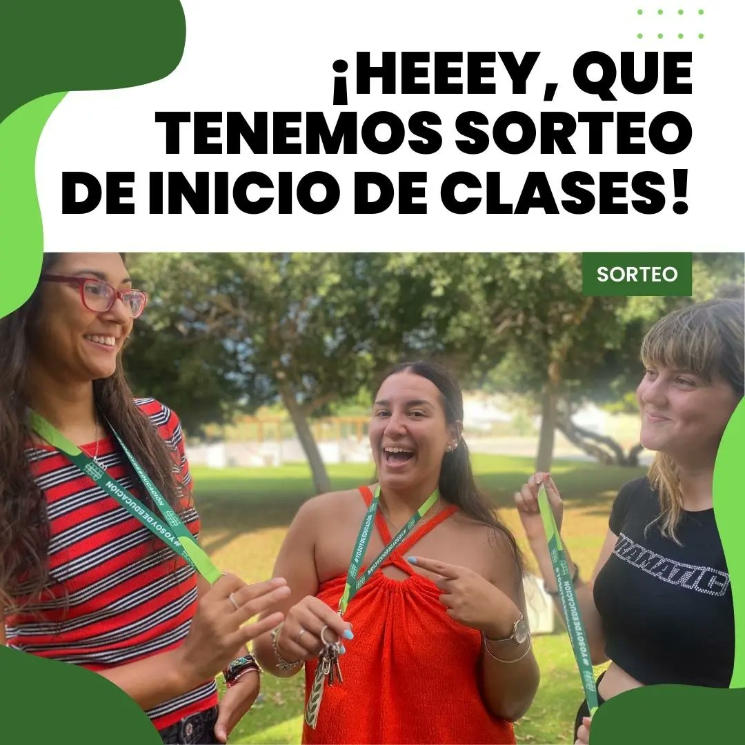 🎉 | ¡¡SORTEO!! Este año lo vamos a empezar bien, vamos a hacer apuntes bonitos, no nos saltamos el gimnasio y no vamos a estudiar la noche de antes del examen... ¡¡sabemos que cuesta y nos hemos preparado!! 💪🏻🎉
#yosoydeeducación 

⬇️⬇️⬇️⬇️⬇️⬇️⬇️⬇️⬇️⬇️⬇️
instagram.com/p/Cxdnq4esqyU/…