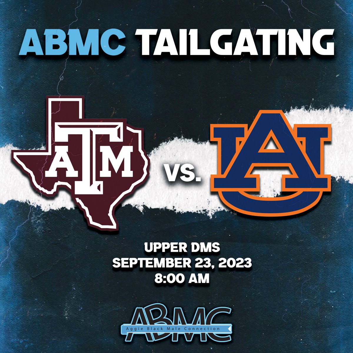 Howdy! Come tailgate with the guys at ABMC this Saturday before the TAMU vs Auburn game🫱🏽‍🫲🏾

Meet us at the upper DMS in the MSC, we’ll be going around stopping by tailgates around campus.

Tailgates we’ll be going to: 
My Soul of Aggieland: 8:30-9:45 AM
NPHC: 9:45-11:00 AM