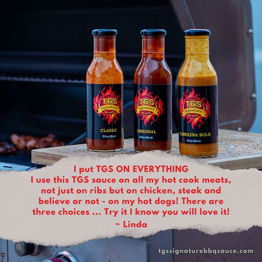 Another #satisfiedcustomer Linda - THANK YOU ⭐ #review #bbqsauceoneverything 🐑🐖🐔🐓🐟🦐 Order some today and taste & see for yourself #burgers #bbqchicken #brisket #porkribs #beef #beefribs #chickenwings #smokedmeats #bbqsauce #tomahawksteak ✔️ #hotdogs ✔️  #walmartonline