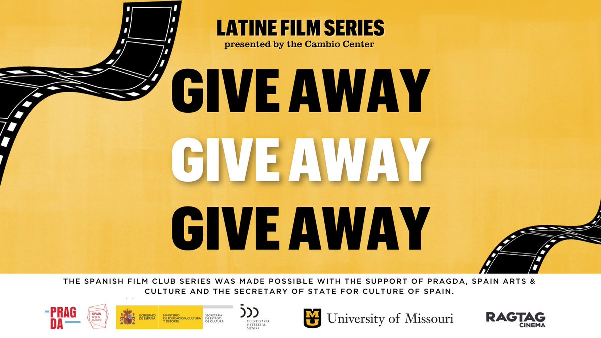 Join our Latine Film Series Giveaway with <a href="/RagtagCinema/">Ragtag Cinema</a> to win a "Couch Club" membership! Attend our screenings to enter the giveaway. The winner will be revealed at "Nobody's Watching" on Oct 12. See you there!

RSVP: engage.missouri.edu/cambiocenter/e…