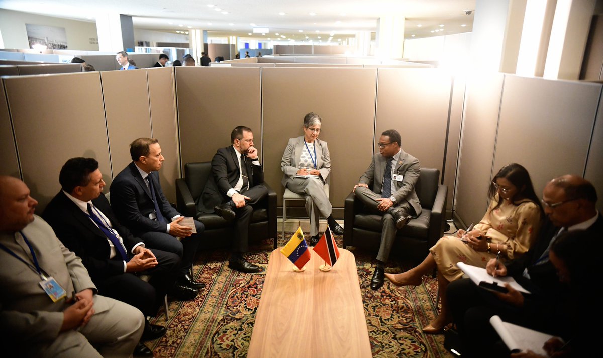 foreign.gov.tt/resources/news… Foreign Ministers of Trinidad and Tobago and Venezuela Engage in Bilateral Discussions in New York #TTUNGA78