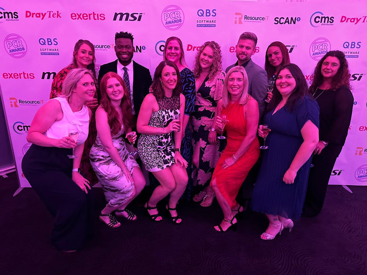 Excited to be here at the #PCRAwards celebrating some of the best in the channel! #PCRAwards2023 #ChannelMarketing