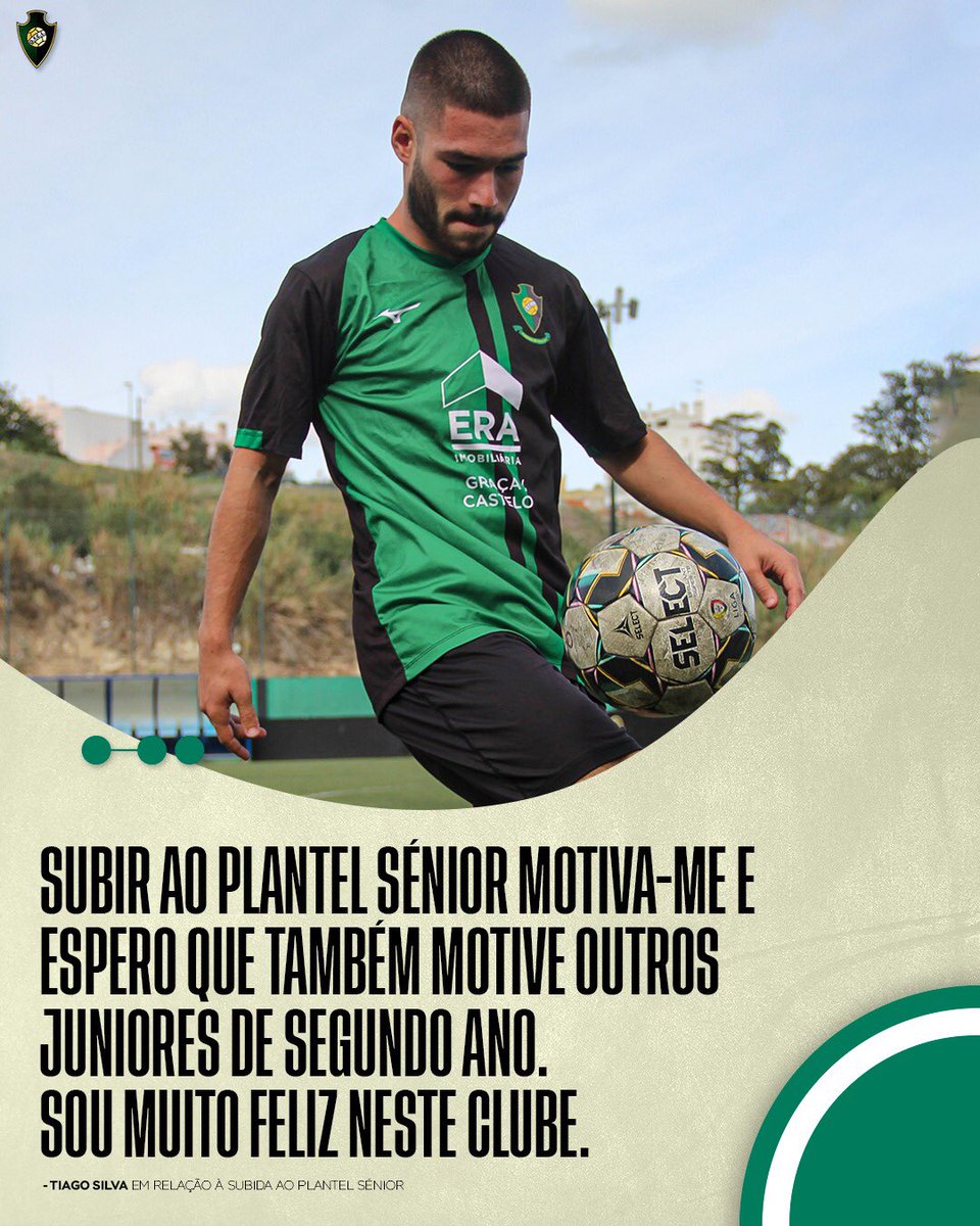 operario_lisboa's tweet photo. 🗣️ Tiago Silva: “Subir ao plante sénior motiva-me. Sou muito feliz neste clube”. 

#𝗼𝗳𝗰𝗹 #𝗽𝗮𝘀𝘀𝗼𝗮𝗽𝗮𝘀𝘀𝗼👣 https://t.co/zhRHHNuUwS