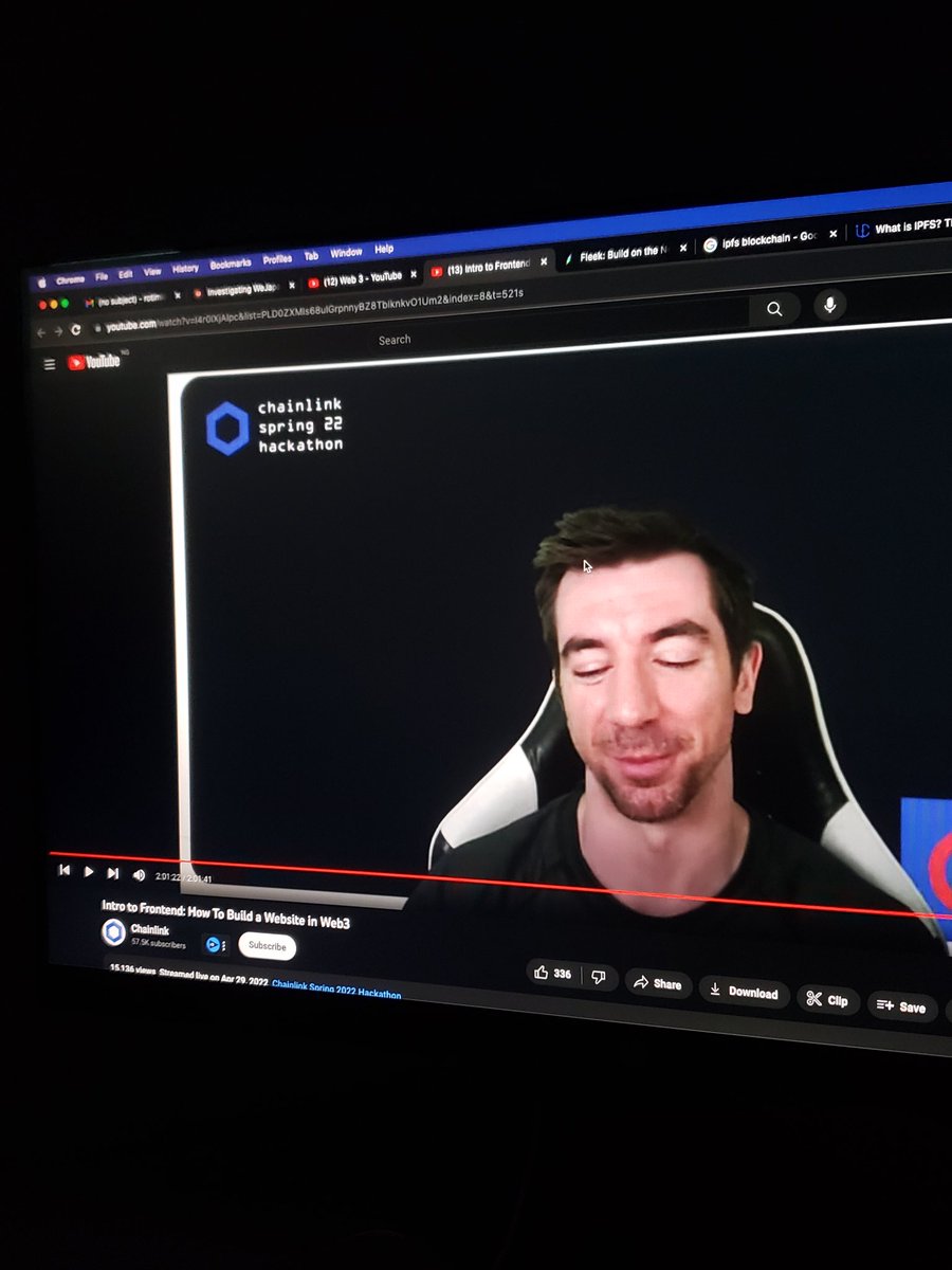 rotimidokun's tweet image. Enjoyed watching this introduction video to web3 frontend development.

Thanks @PatrickAlphaC 🔥

#web3 #web3frontend #FrontEnd