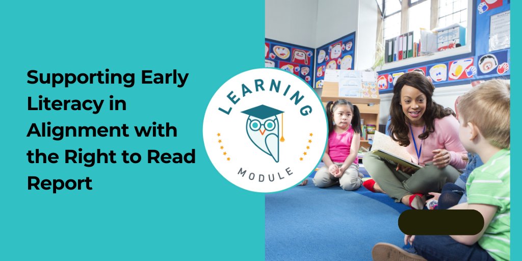 LDatSchool's tweet image. Check out our newest #LearningModule Supporting Early Literacy in Alignment with the Right to Read Report
In just 45 minutes you can familiarize yourself with the core concept of the #righttoread and #thescienceofreading.
ldatschool.ca/learning-modul…