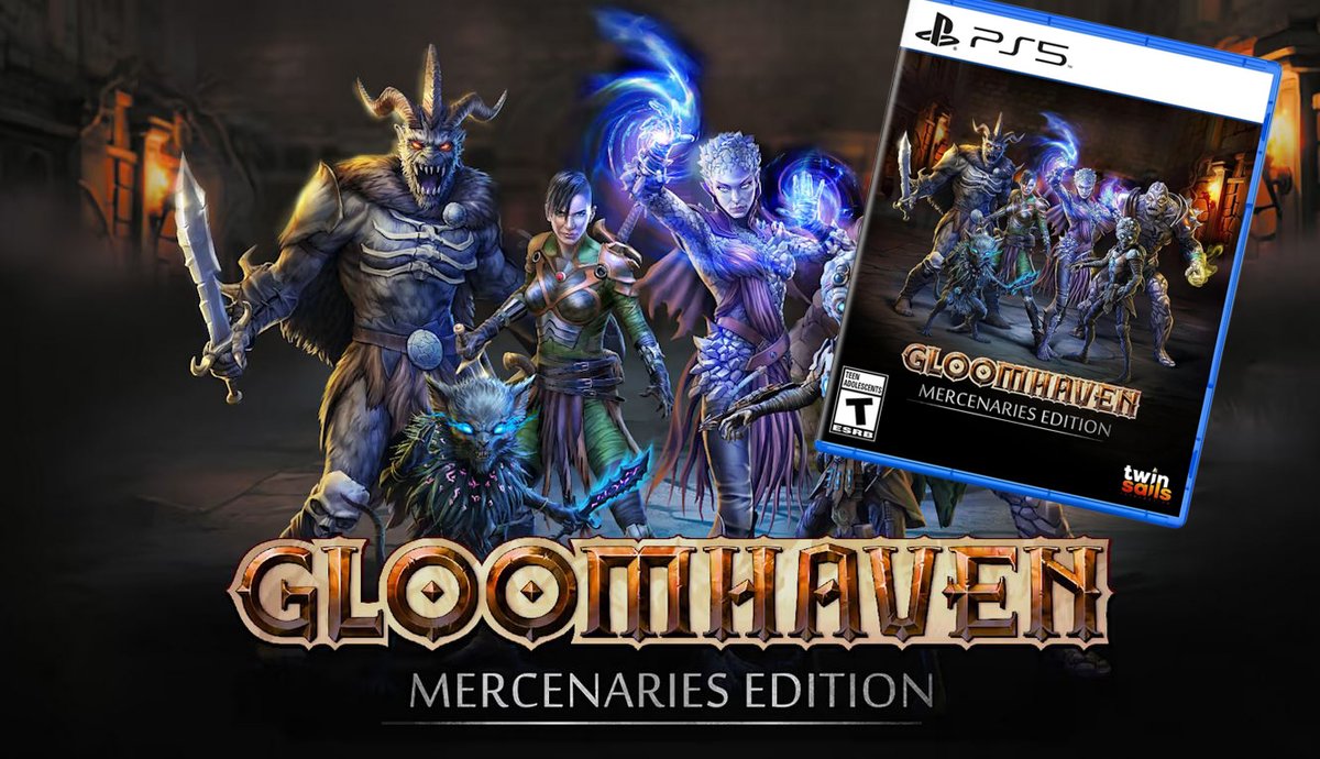 Follow <a href="/videogamedeals/">Cheap Ass Gamer</a> &amp; Repost for a Chance to Win a PS5 Copy of Gloomhaven Mercenaries Edition Provided By <a href="/GloomhavenGame/">Gloomhaven Digital 💻 🎮</a> &amp; <a href="/NH_Interactive/">Nighthawk Interactive</a>. Ends September 27th at 9PM ET.  Continental U.S. Only. ow.ly/n0vb50POpfy