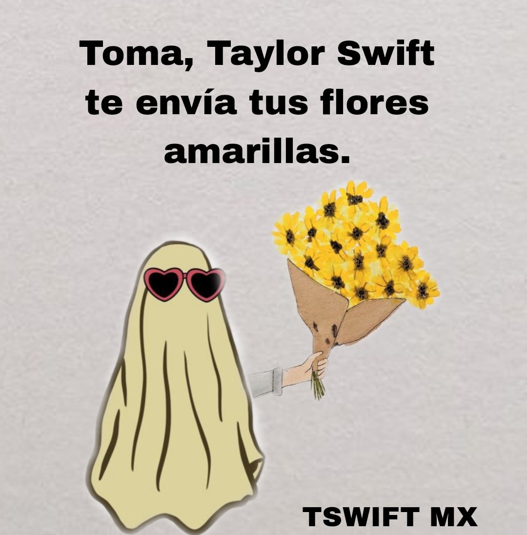 SwiftiesHgo's tweet photo. Una flor amarilla para ustedes 🌻💛

Foto original de @tswift_mx https://t.co/FCwrlaalvM