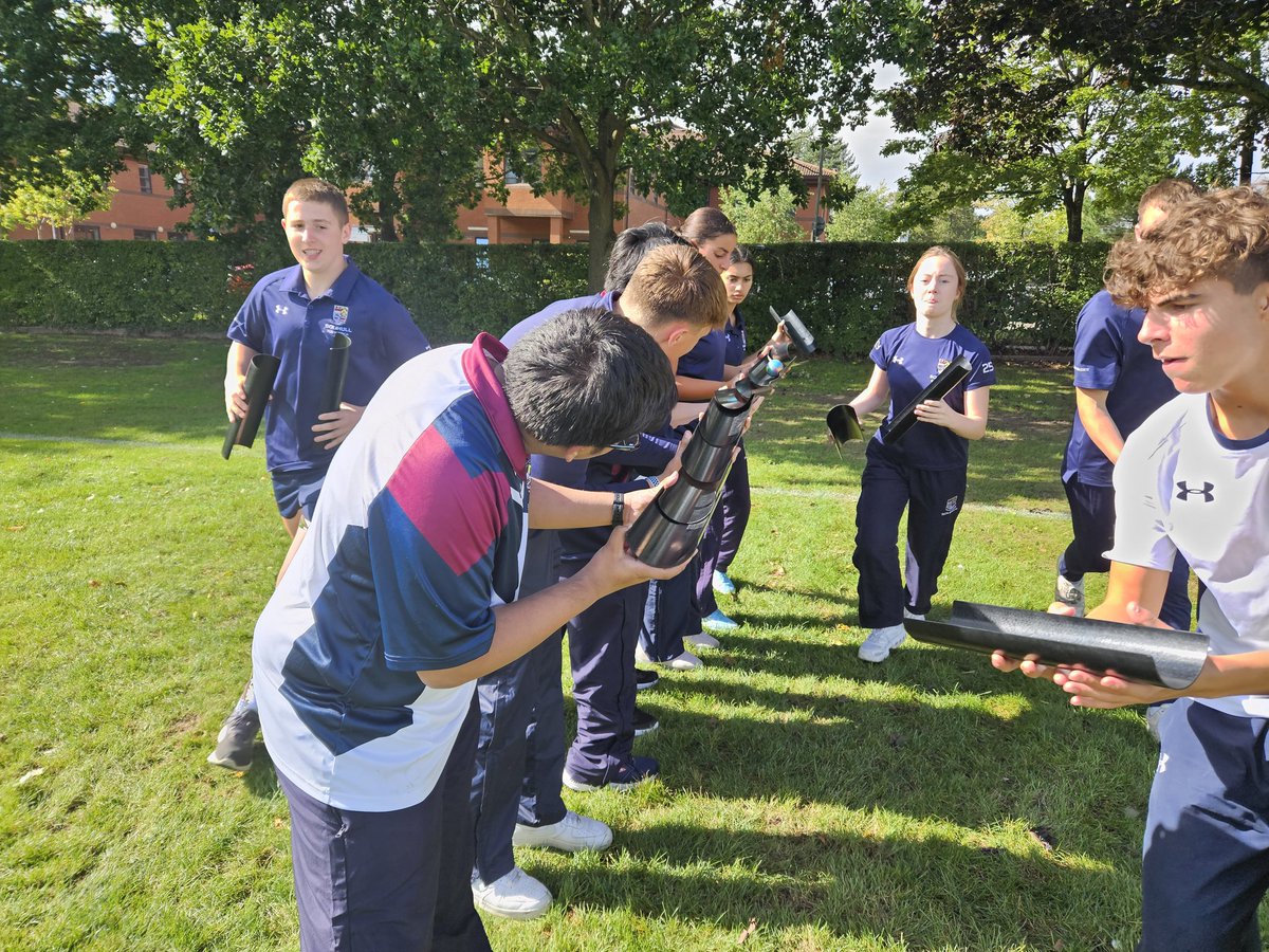 SolSchSixthForm's tweet photo. An enjoyable Transition Day for our L6 today. Team building exercise to help with team work and communication as well as an excellent session on how to succeed in your studies led by Chloe@LifeSkillsCompany @solsch1560 #opportunity #alevelsuccess @thelifeskillsco https://t.co/Bjtc4YhVlb