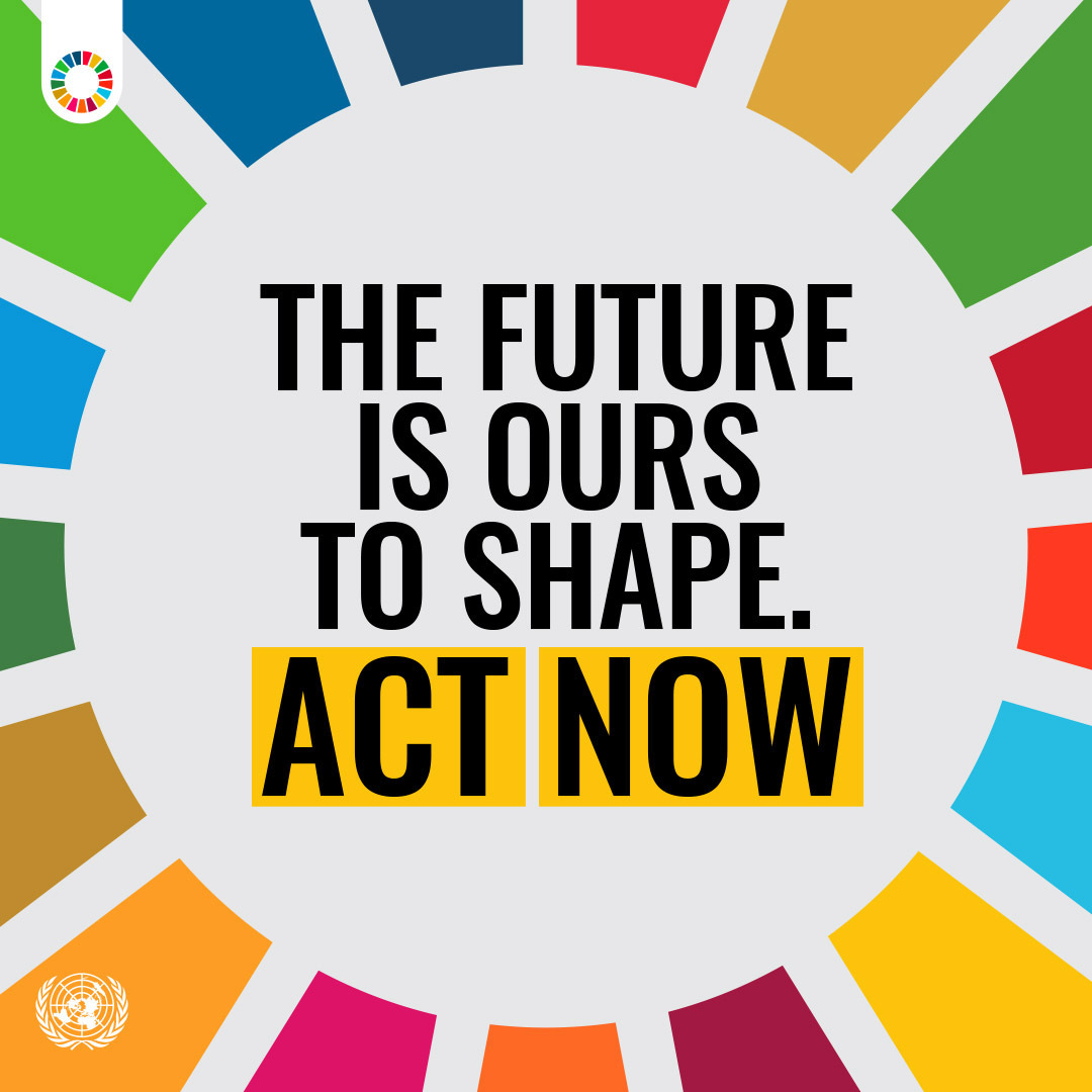 1⃣7⃣ #GlobalGoals; 1⃣ shared future. Now more than ever, we need to tackle global challenges together & take action to protect our shared future 💪 See how you can #ActNow to help create a better & more sustainable future for all 🙋‍♀️ un.org/actnow #UNGA