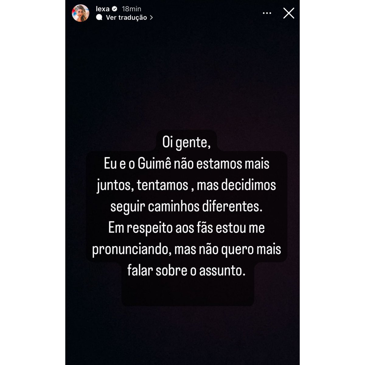 matheuscaseca's tweet photo. E a Lexa que ia ter que pagar a dívida milionária do Mc Guimê aí ela foi lá e terminou com ele pra não precisar pagar. Achei esperta https://t.co/RPVtxPTWUq