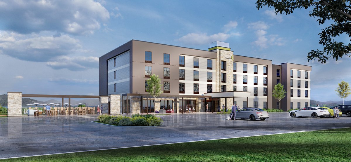 2bDesignStudio's tweet image. Proud to release this great rendering by my pal Rod Dent of one of my current projects...the Home2 Suites at City Harbor at Lake Guntersville.  This hotel is right on the Lake and will blend in nicely with the rest of the development.

#HospitalityDesign #Architect