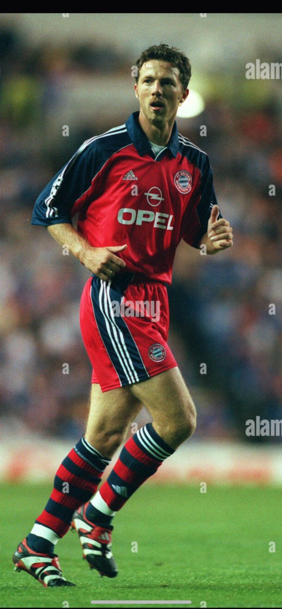 MatchwornStrip's tweet image. 24 years ago this shirt was worn on a heartbreaking night for #RFC at Ibrox. Thomas Linke’s shirt from the 1-1 draw in CL Group F. A deflected 90th min equaliser denied the Gers a famous win. The shirt came courtesy of Andrei Kanchelskis