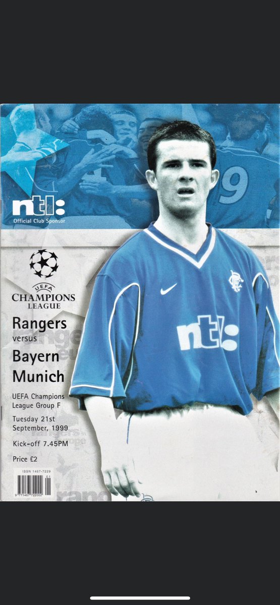 MatchwornStrip's tweet image. 24 years ago this shirt was worn on a heartbreaking night for #RFC at Ibrox. Thomas Linke’s shirt from the 1-1 draw in CL Group F. A deflected 90th min equaliser denied the Gers a famous win. The shirt came courtesy of Andrei Kanchelskis