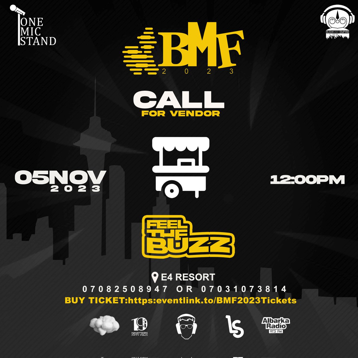 We are looking for vendors to join us at Beehive Music Festival 2023! 🍔🍟🌮

 If you are interested in bringing some buzzing food and drinks to fest, please check additional info 👇👇👇👇