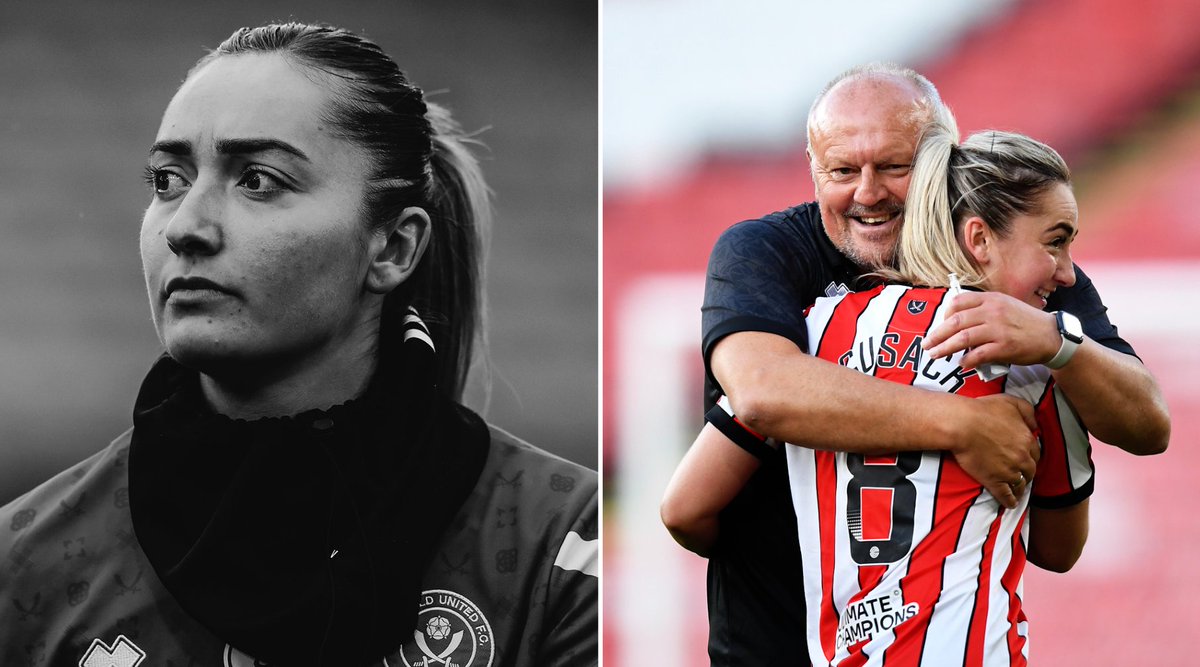 sportbible's tweet photo. Sheffield United women’s player Maddy Cusack dies aged 27. RIP.

Our thoughts and condolences with her family. https://t.co/UVMEjjgmVj
