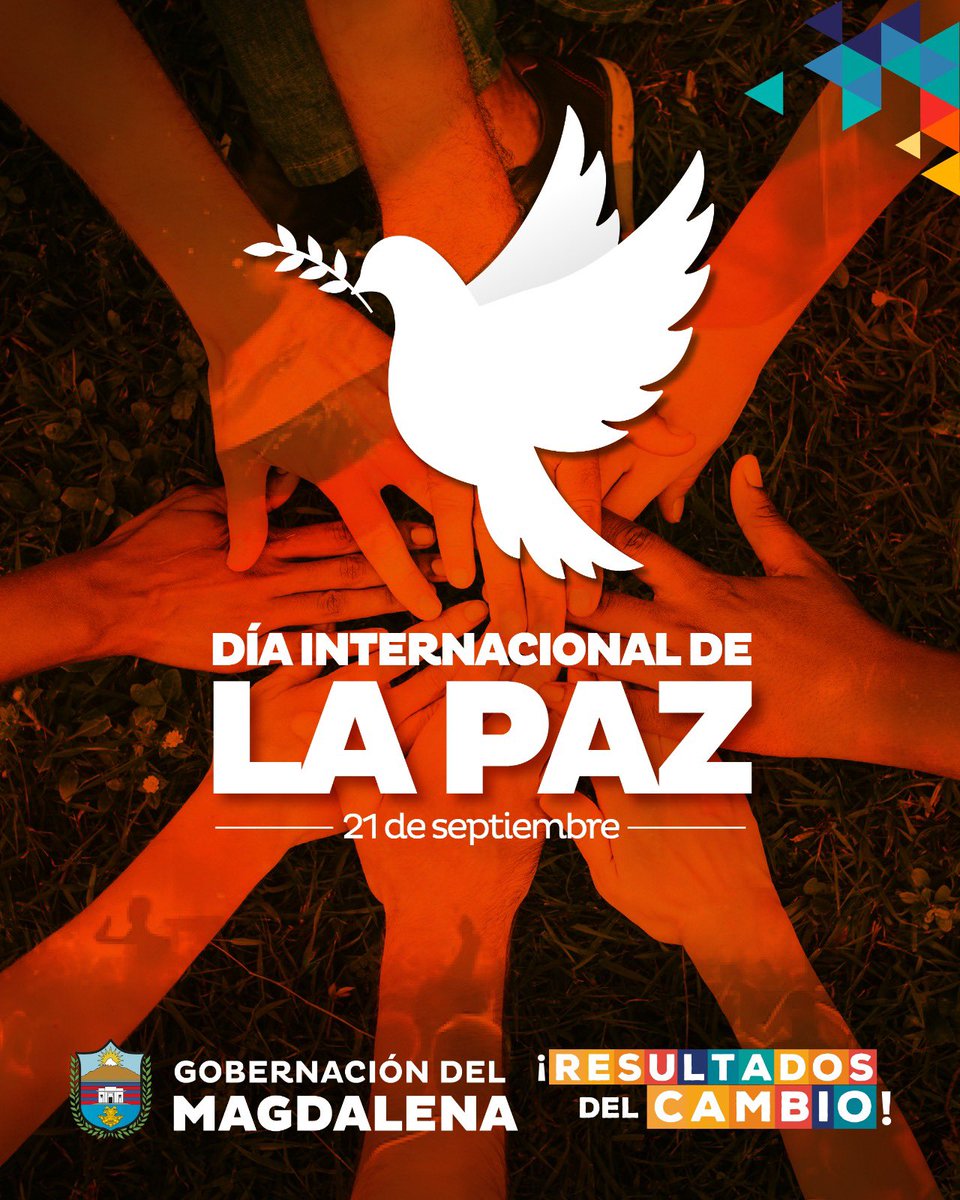 Hoy se conmemora el #DíaInternacionalDeLaPaz. Ratificamos nuestro compromiso con la vida, la reivindicación de los derechos sociales y la superación de la desigualdad. Celebramos con esperanza seguir en la búsqueda de la Paz Total desde los territorios. ¡El Cambio es con La Paz!
