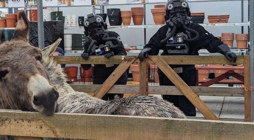 TI-1: You think that might fit in the cargo hold?
TI-2: You have a cargo hold? I can't even fit a womp rat in my cockpit!

Featuring 501st Legion Causeway Garrison 

#JRS #TIEPilot #BadGuysDoingGood  #NoShieldsAllGuts #JRS501st