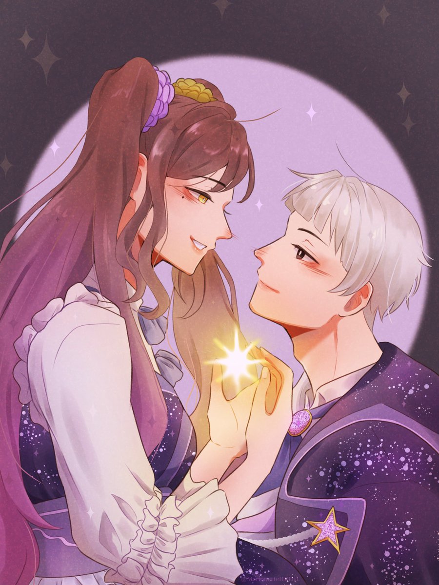 [🔔RolloMiyuu🌼]

✨️My wish is to be with you forever Rollo-kun, maybe the stars can fulfill this wish for us✨️
[#twst夢 #twistedwonderland]