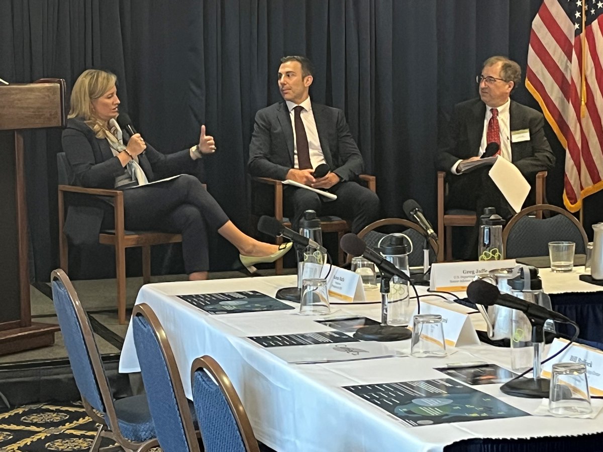 Growth Energy (@growthenergy) on Twitter photo Growth Energy was pleased to participate in today’s Biotechnology Roundtable discussion on sustainability and energy security hosted by <a href="/NovozymesNA/">Novonesis N. America</a>. CEO <a href="/EmilySkor/">Emily Skor</a> joined an esteemed panel including Ester Baiget of Novozymes, @JeffMarootian of <a href="/ENERGY/">U.S. Department of Energy</a> and <a href="/JaffeGregory/">Gregory Jaffe</a> of <a href="/USDA/">Dept. of Agriculture</a>. Growth Energy was pleased to participate in today’s Biotechnology Roundtable discussion on sustainability and energy security hosted by <a href="/NovozymesNA/">Novonesis N. America</a>. CEO <a href="/EmilySkor/">Emily Skor</a> joined an esteemed panel including Ester Baiget of Novozymes, @JeffMarootian of <a href="/ENERGY/">U.S. Department of Energy</a> and <a href="/JaffeGregory/">Gregory Jaffe</a> of <a href="/USDA/">Dept. of Agriculture</a>.