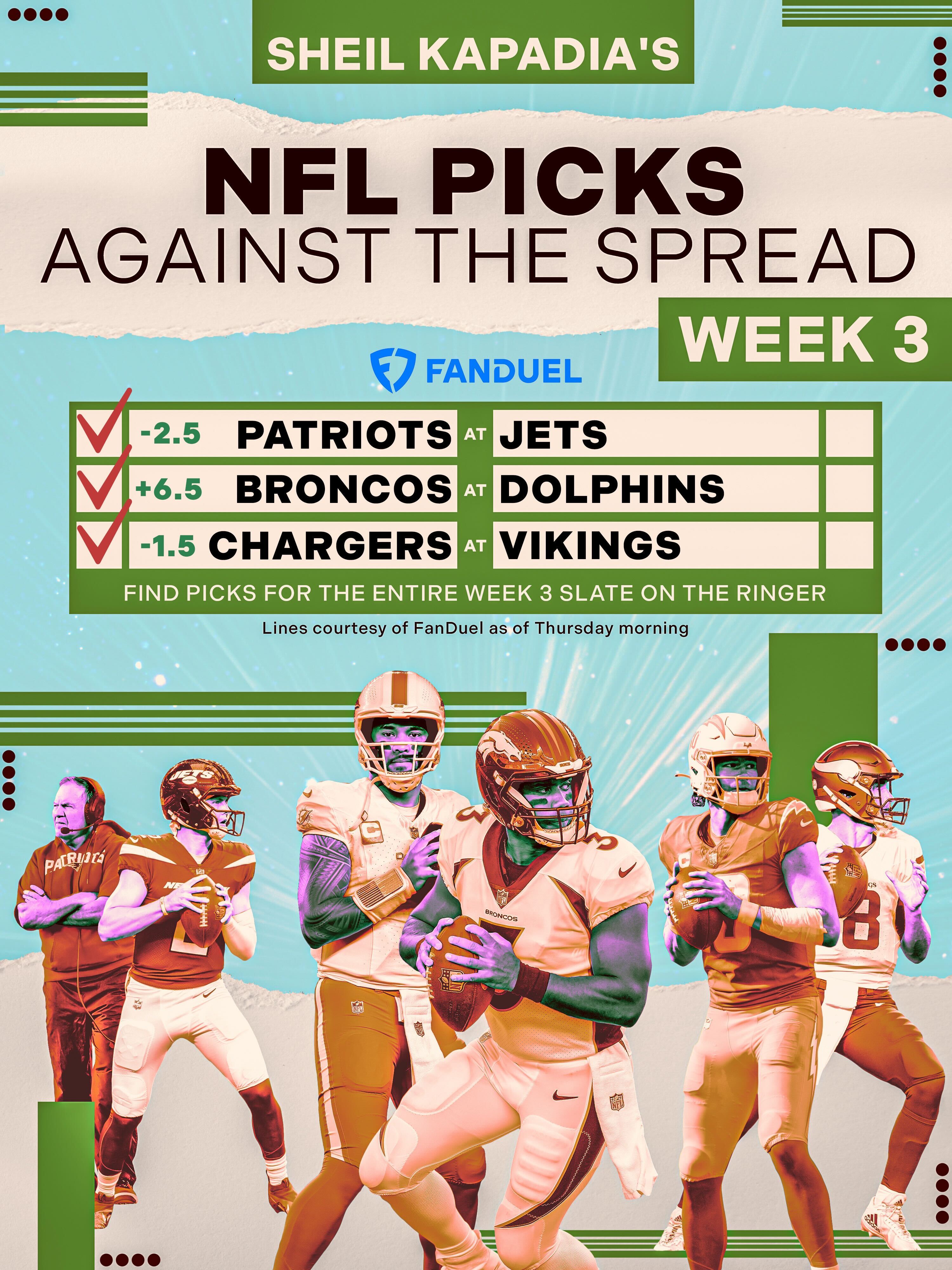 Week 2 NFL Picks Against the Spread - The Ringer