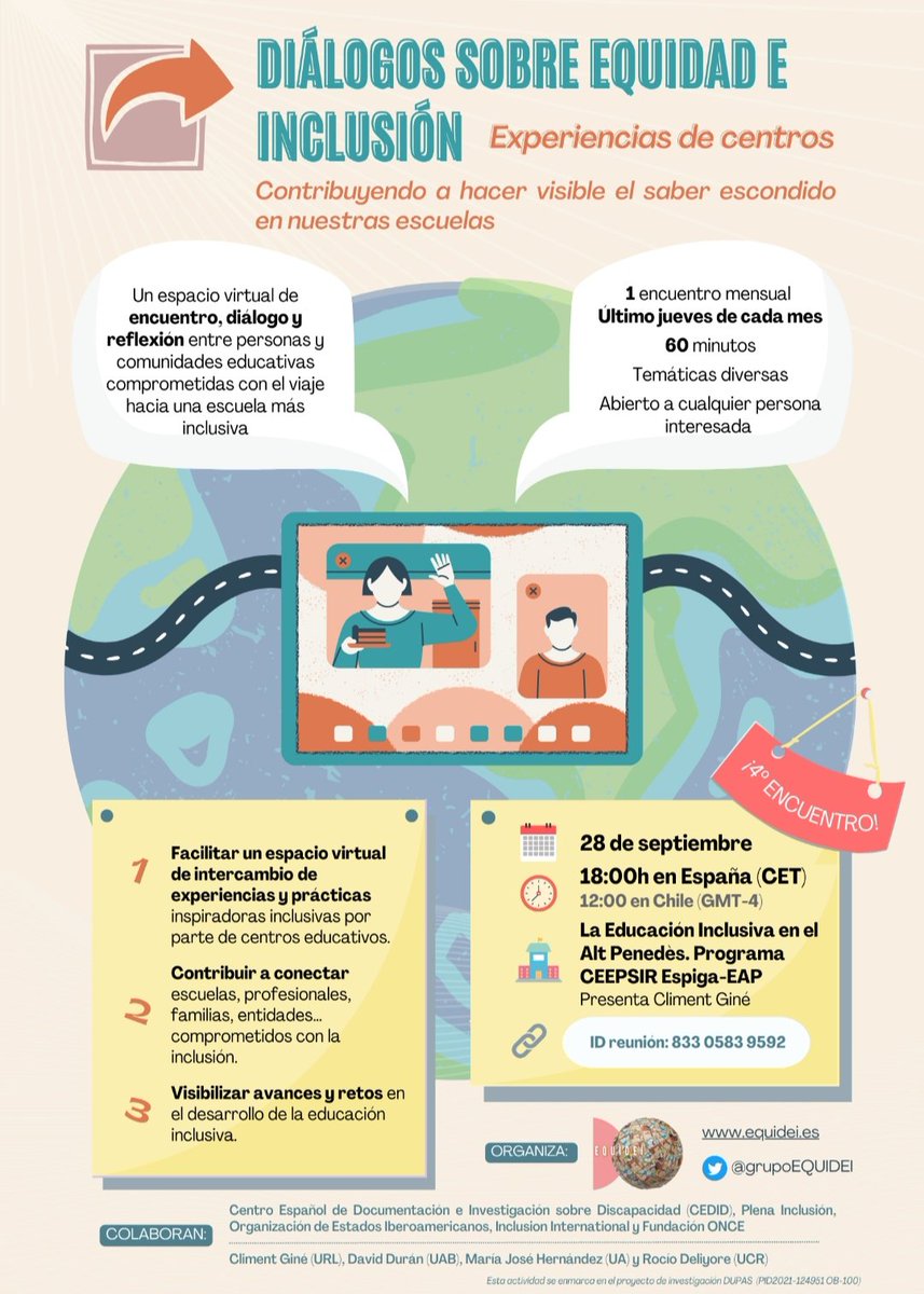 CEInclusiva's tweet photo. Te esperamos el 28 de septiembre a las 18:00 en este enlace https://t.co/xKQ8S55T2c https://t.co/igFuOAS3pF
