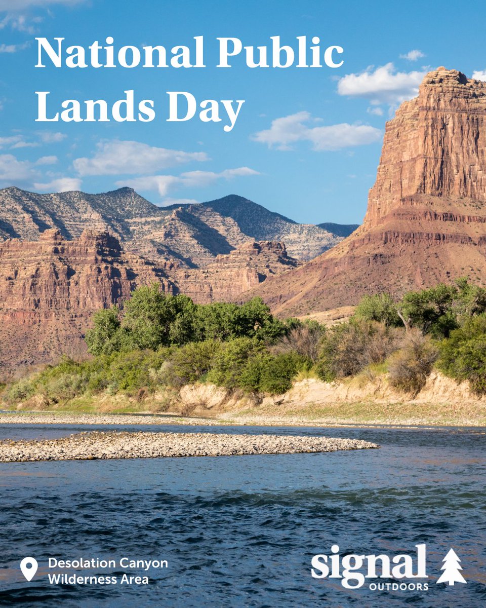 Happy #NationalPublicLandsDay 🌲 ⛰️
Signal is proud to partner with organizations that work to connect us to our public lands and waters. What are some of your favorite lands and waters to explore?