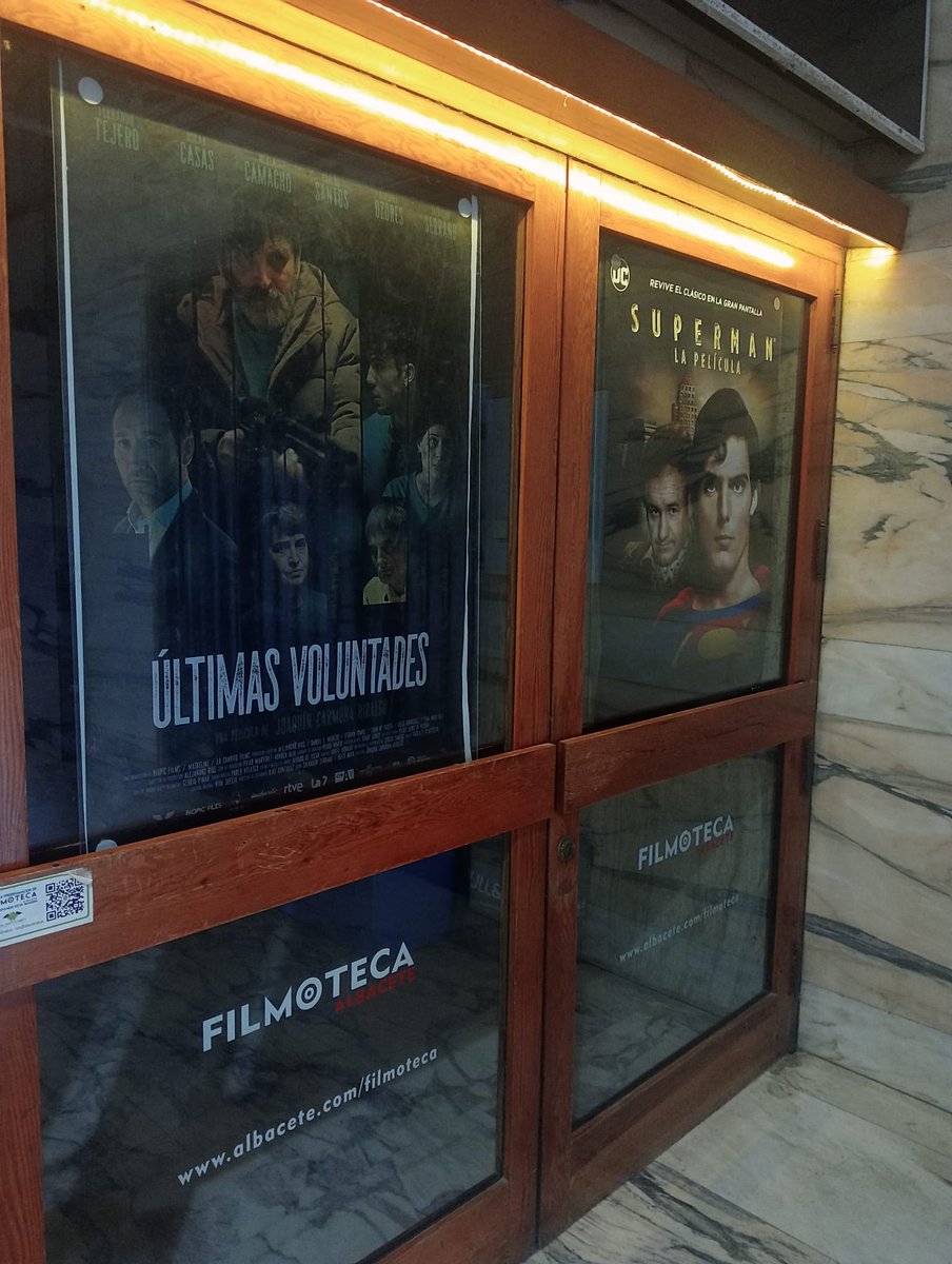 Mañana se proyecta en <a href="/FilmoAlbacete/">Filmoteca Albacete</a> nuestra película y después habrá un coloquio con la participación de <a href="/JCarmonaHidalgo/">Joaquín Carmona Hidalgo</a>, Salvador Serrano, Helio Mira y Daniel E. Moncho📽️

Os esperamos‼️

#ultimasvoluntadespelicula #proyeccion #filmotecaalbacete #cineespañol #fernandotejero