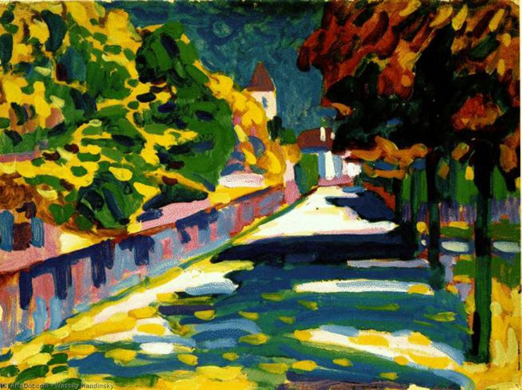 #ScrivoDellAutunno
#ScrivoArte2
#ScrivoArte
In questa notte d'autunno
sono pieno delle tue parole
parole eterne come il tempo
come la materia
parole pesanti come la mano
scintillanti come le stelle.
Hikmet 

Wassily Kandinsky, Autunno in Bavaria, 1908