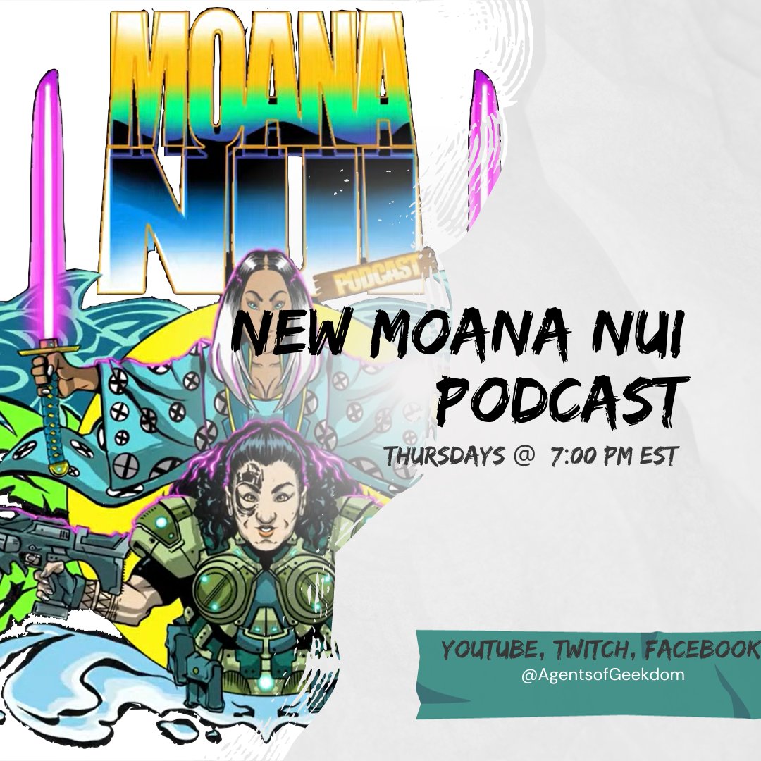 agentsofgeekdom's tweet photo. ๐๏ธ "Moana Nui"! ๐บ Hosted by Jazzy Vanover and Kanoelani Davis, we talk about the Ho'Aka Mana Native Hawaiian Organization๐๏ธโจ
#MoanaNuiPodcast #HoAkaMana #NativeHawaiianOrganization #CharityEfforts #AlohaSpirit #PositiveImpact #GiveBack #PodcastForACause #ChangeLives https://t.co/SJ3Fao5geE
