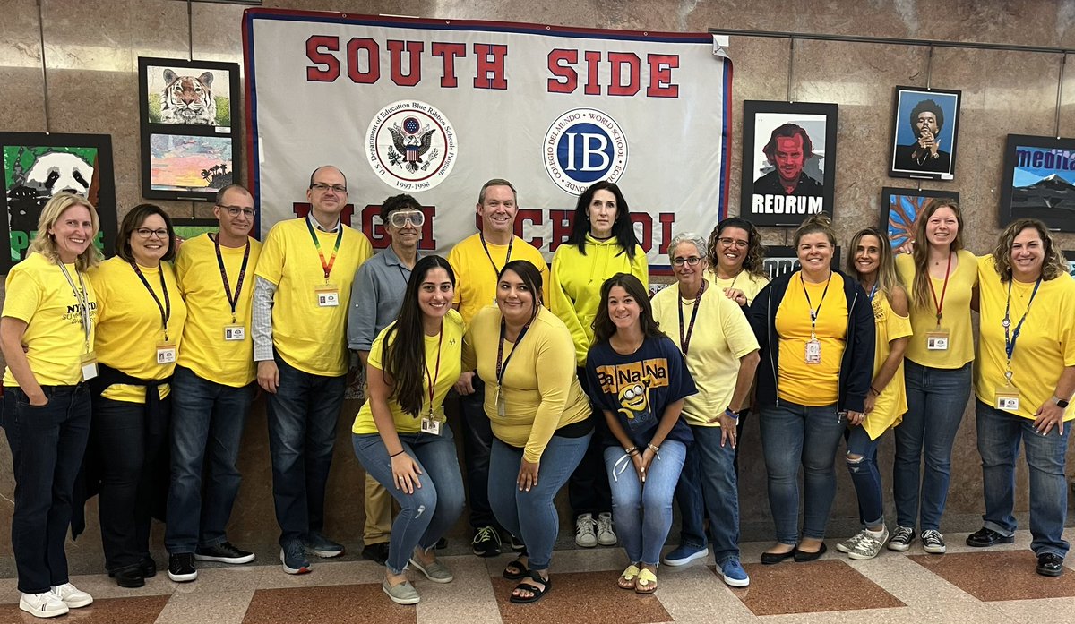 HOCO ‘23 spirit week continues. SSHS staff joins in as “Minions” for movie theme
day. <a href="/pat_walshEDU/">Patrick Walsh, Ed.D.</a> <a href="/mattgct/">Matt Gaven</a>