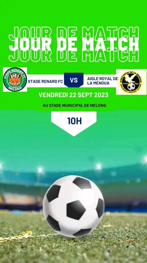 Demain 10H pour ma première sortie  d'avant saison 
Seigneur est au contrôle !!
<a href="/AllezLesLions/">AllezLesLions</a> <a href="/amoureux_1/">Amoureux Elite 1&2</a> <a href="/MICHEL96744151/">237 Football</a> <a href="/LnFoot/">LNFOOT</a>
