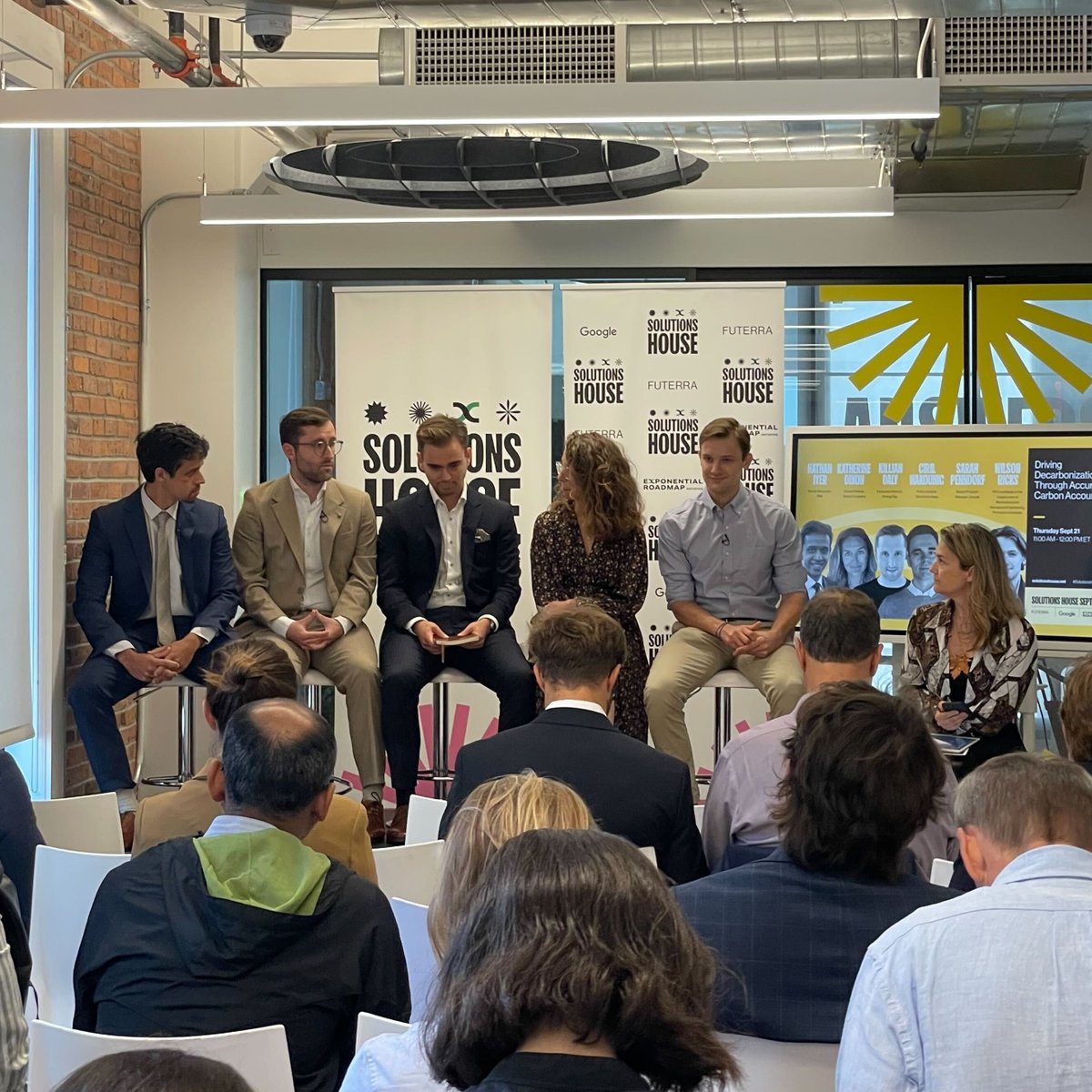 Great conversation this AM around accurate carbon accounting with <a href="/NiyerClimate/">Nathan Iyer</a> <a href="/Katherinehdixon/">katherine dixon</a> <a href="/wilson_ricks/">Wilson Ricks</a> #decarbonization.  w/
<a href="/Katherinehdixon/">katherine dixon</a>, <a href="/energykillian/">Killian Daly</a>, <a href="/cirilwakounig/">Ciril Wakounig</a>, <a href="/Google/">Google</a>. Thanks for inviting us <a href="/DevonSwezey/">Devon Swezey</a>!