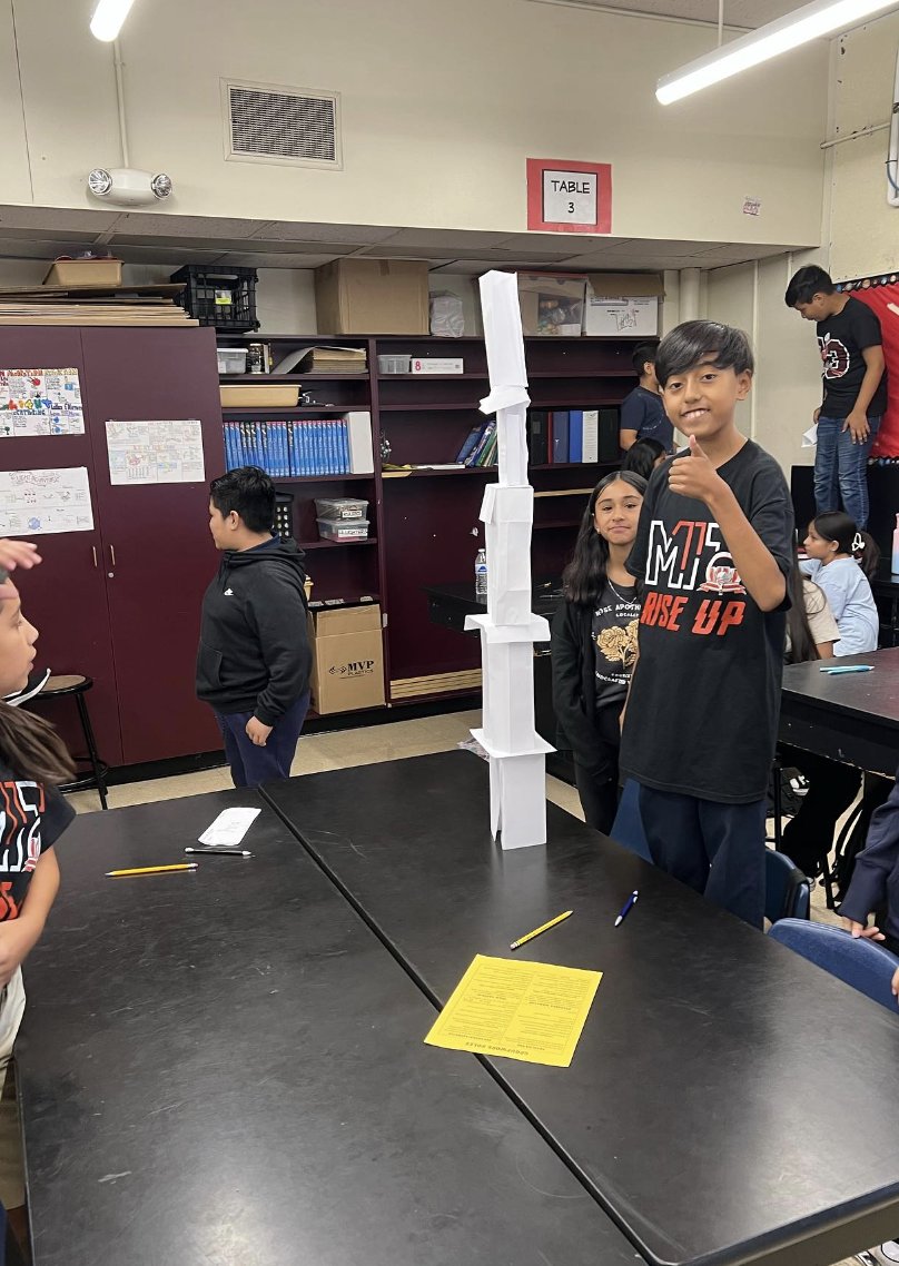 SantaAnaUSD's tweet photo. #Repost @morris_science: 6th grade Tallest Tower Challenge. This is a very energetic bunch. #MITscience

#WeAreSAUSD #SAUSDBetterTogether #SAUSDGraduateProfile https://t.co/YZr0BIRmWF