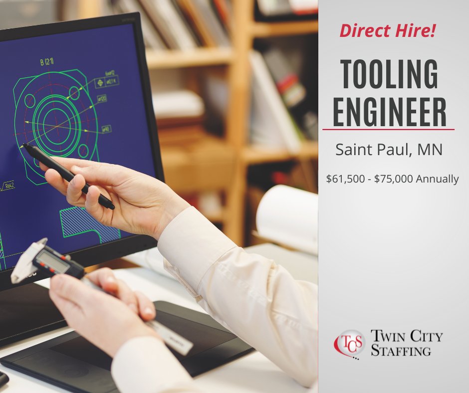 twincitystaffin's tweet image. Join Our Team!  We&apos;re looking for a highly skilled Tooling Engineer to be a valuable addition to Twin City Staffing.
Apply at twincitystaffing.com/browse-jobs/?r…
#ToolingEngineer #EngineeringJob #SaintPaul #DirectHire #Innovation #CareerOpportunity #PrecisionEngineering  #TwinCityStaffing