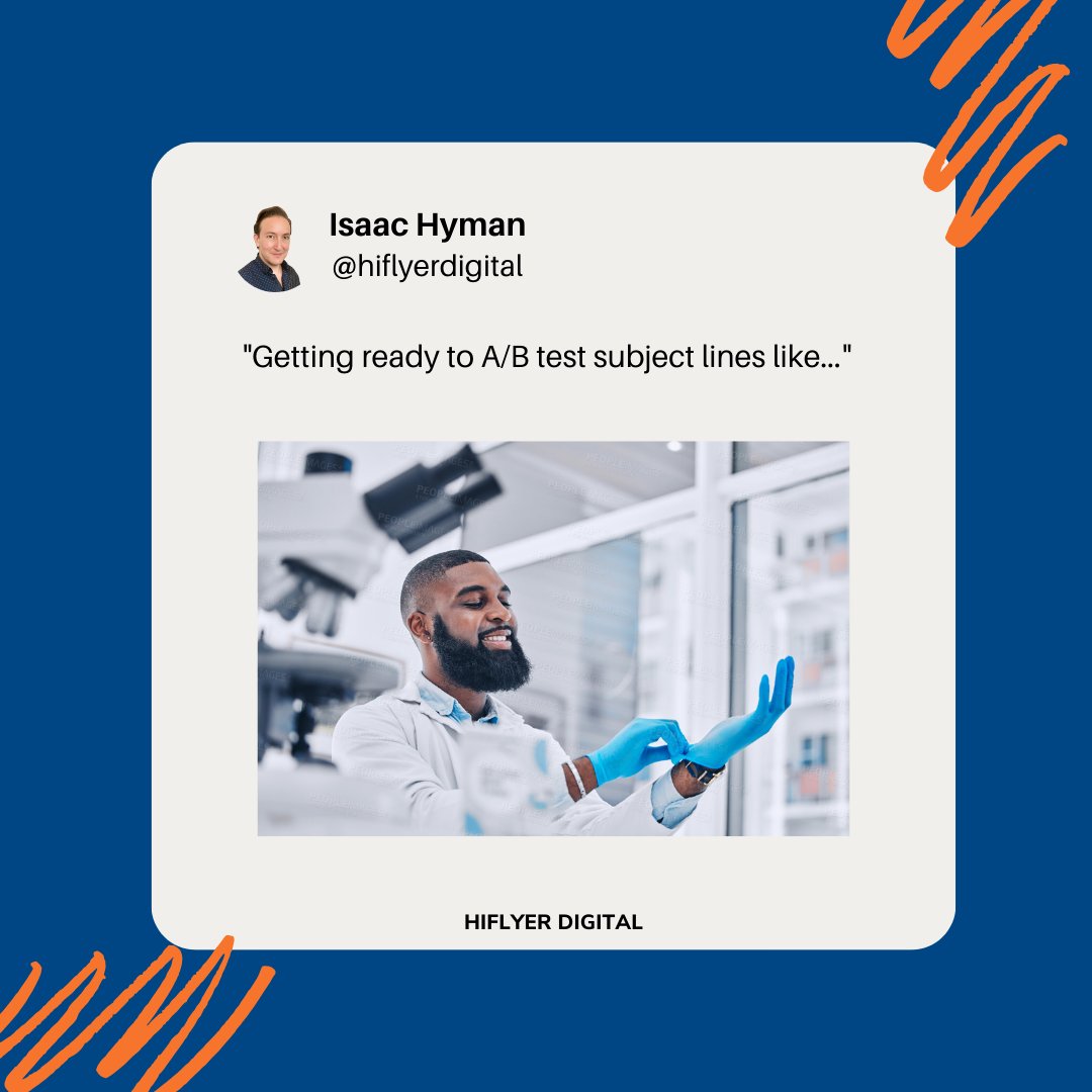 HiFlyerDigital's tweet image. Getting ready to A/B test subject lines like a mad scientist in a marketing lab! 📊🔬😂
.
.
.
.
 #MarketingExperiments #SubjectLineTesting #emailmarketing #digitalmarketing #marketingmemes #thursday
