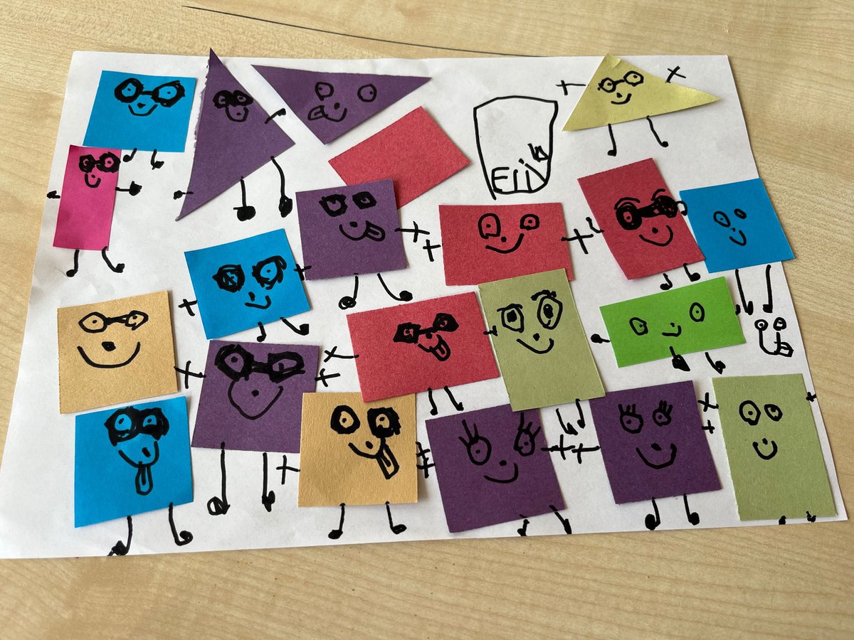 TurriffPrimary's tweet image. P1A have been learning about shapes in Maths, today they transferred learning into Art. We listened to the story “Snippets - A Story About Paper Shapes” where we learned that everyone is unique, we should show kindness and respect to each other #snippets #bekind #weareallunique