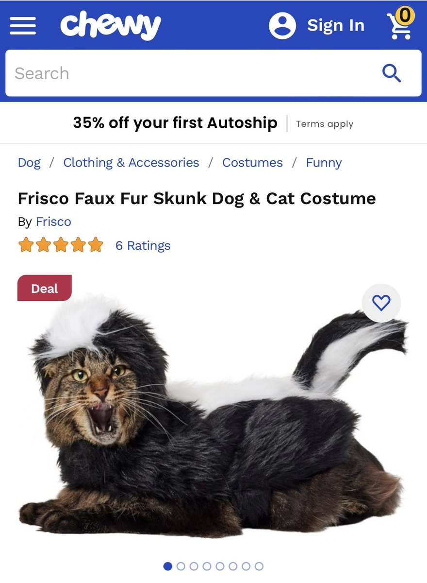 TravisChristie's tweet photo. At least they are transparent about how happy your pet will look once you wrestle them into this costume… https://t.co/DgsBy6Ztio