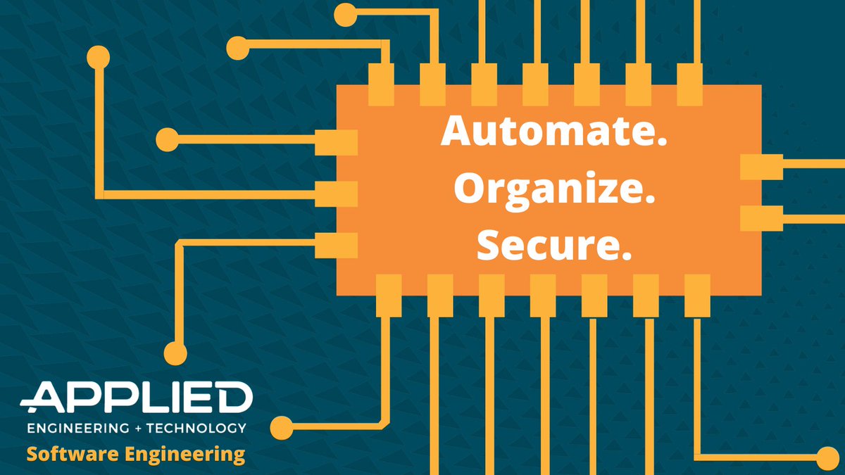 GoApplied's tweet image. Applied Engineering’s team of software engineers and programmers have the talent, technology, and adaptability to help you tackle your unique challenges.

Learn more about how we can help you overcome your programming challenges: go-applied.com/solutions/soft…
#engineering #programming
