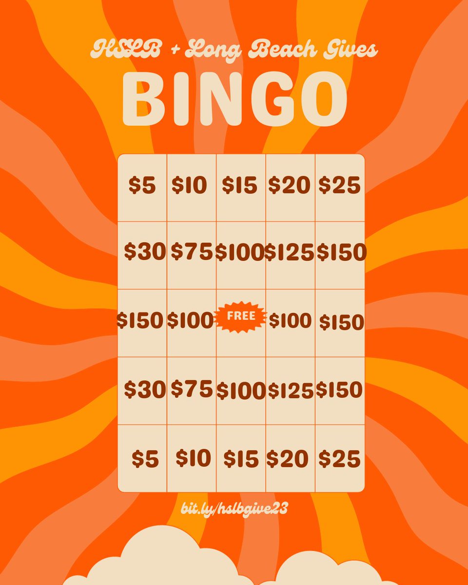 Last day of #LongBeachGives! 🥳 Get featured on our bingo card by donating a listed amount,  then private messaging us with proof of donation! Every contribution helps us preserve Long Beach's rich and diverse history.

Check out our fundraiser here: bit.ly/hslbgive23
