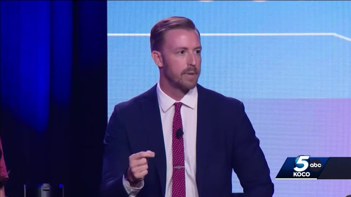 ZachRaelNews's tweet image. "Folks, we're not going to back down. As a matter of fact, we're standing even more clear. SCOTUS has been wrong. There is no separation of church and state in the Constitution or the Declaration of Independence," said Ryan Walters, Oklahoma’s Superintendent of Public Education.