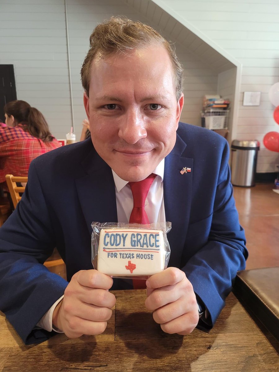 MrCodyGrace's tweet photo. It’s official. Im running for the Texas House of Representatives #TXHD6 #txlege #GoWithGrace 

Check out the linktree 
https://t.co/8gnjS4OP6L https://t.co/L7On1RmHgI