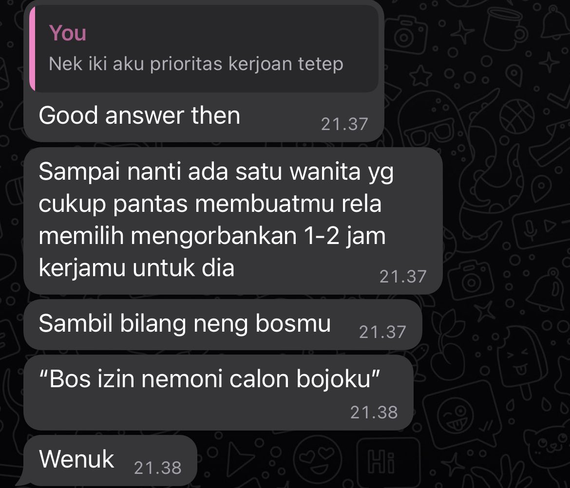 Rheza_SP's tweet photo. Sebuah kata2 bijak hari ini dari @auliahashemi hahha https://t.co/GgltvRh3RF