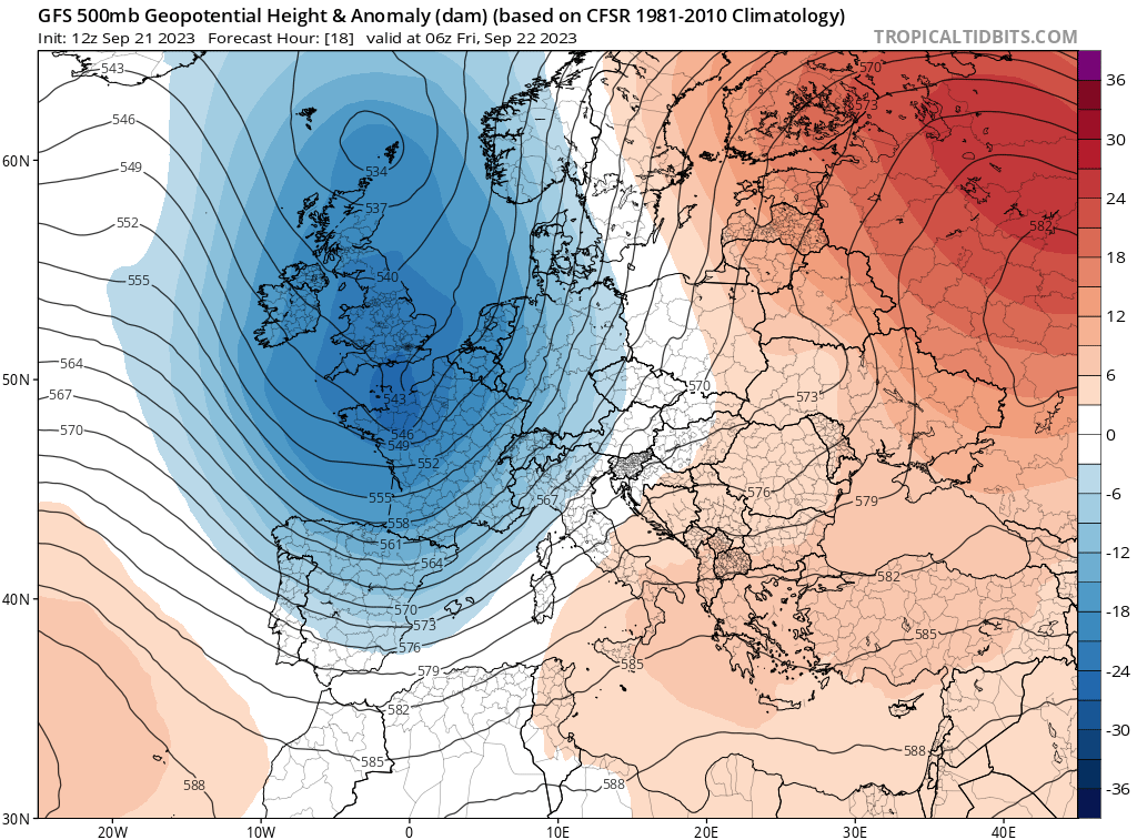 alexmegapc's tweet photo. #meteoexpress Entre divendres i dissabte baixada notable de temperatures, divendres matinada matí possibilitat, precipitacions NE pel rebuf, a partir de diumenge recuperació mercuri, ens torna a abraçar la dorsal anticiclònica mínim fins 1 d'octubre. Aixeta precipitacions tancada https://t.co/9hP97MqpJS
