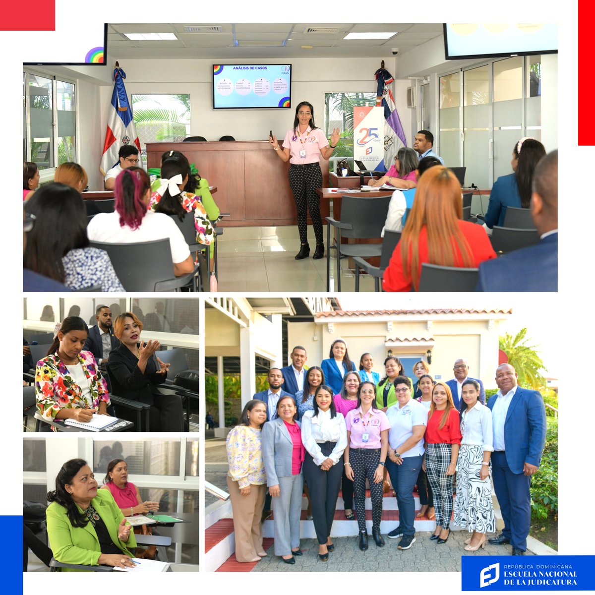 enjweb's tweet photo. El día 20 de septiembre, se llevó a cabo el Encuentro Presencial del Curso "Mejorando la gestión en los casos de violencia de género’’ en coordinación con El Centro de Estudios de Justicia de las Américas (CEJA).[1/5] https://t.co/E93MBieurR