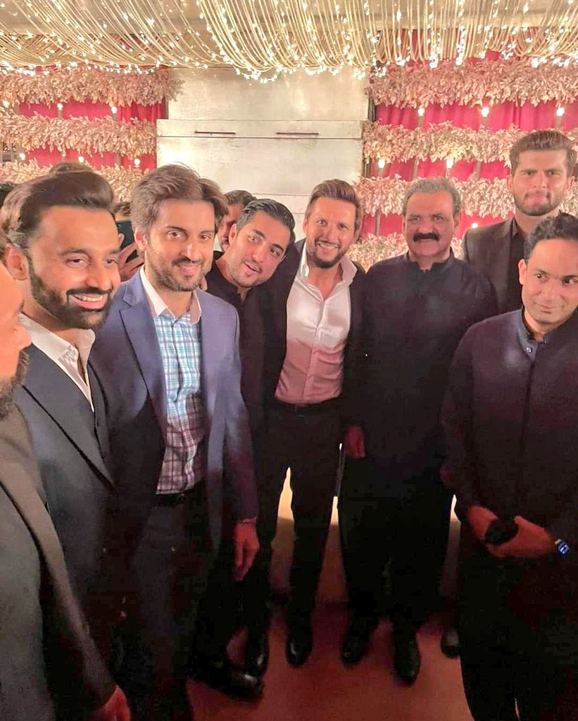 RealTeamAfridi's tweet photo. Pictures From Shaheen’s Walima Event https://t.co/yyxo5iZeib