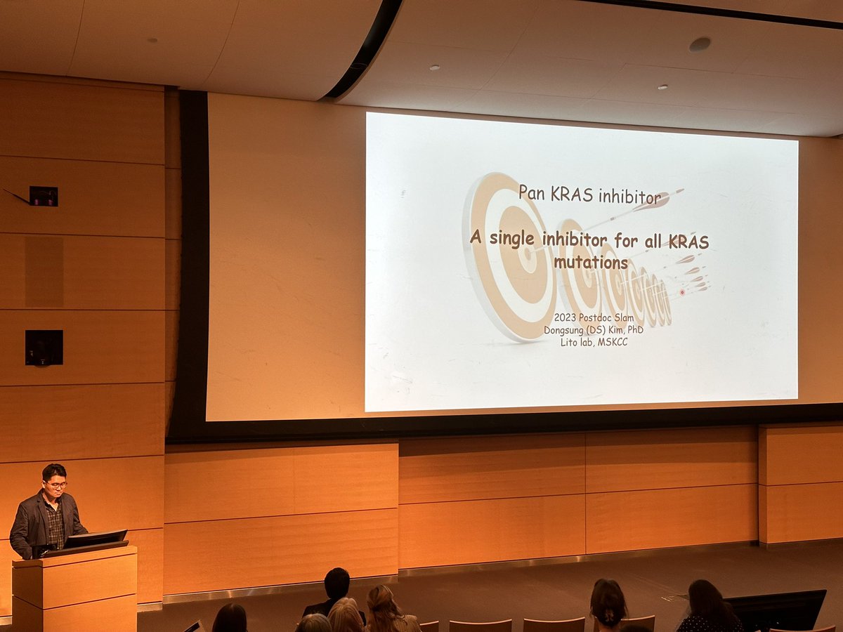 Next in line is Dongsung Kim (<a href="/dskim22/">DS(Dongsung) Kim</a>) who works in the Piro Lito lab and will talk about his new inhibitor approach to target KRAS, a protein that was once considered “undruggable”.