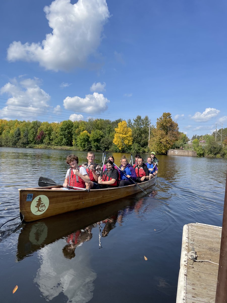 #Canoemobile is in Cloquet MN paddling the St. Louis River! Thanks to members from @mnenrtf for joining us & for the partnership that has helped connect 65,000+ MN youth to environmental learning on waterways across the state! #EveryoneBelongs #mnenrtf