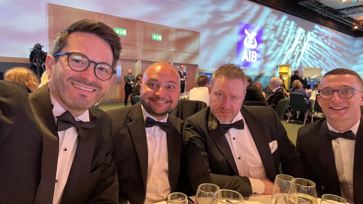 DamsonCloud's tweet photo. Some of the Damson Cloud team at the @DubCham Annual Dinner in the convention centre.
#networking #chamberAD23 #damsoncloud https://t.co/1WN96q534T
