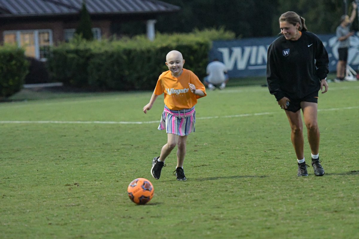 WU_Bulldogs's tweet photo. #FORMAURA

Yesterday @Wingate_WSoccer was able to honor Maura as a tribute to her one year journey with Leukemia. 

Maura inspires the team everyday to be fearless and driven, but most importantly to always have fun. https://t.co/GJ5RpY1gAx