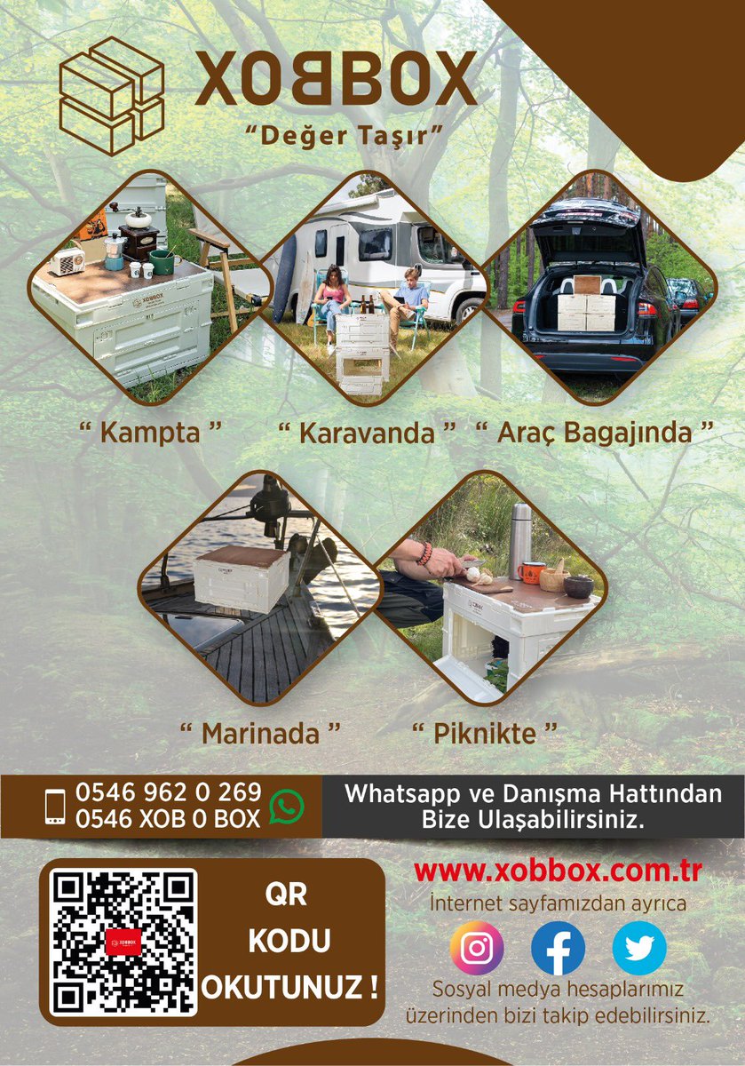 xobboxcomtr's tweet image. XOBBOX Katlanır Saklama Kutusu
#xobbox #xobboxkatlanırsaklamakutusu #xobboxfoldingstoragebox #foldingstpragebox #camp #caravan #cartrunk #marin #picnic #kamp #karavan #bagaj #marina #piknik #camping #caravanlife #caravaning #outdoor #doğa #çadır #DolarTL